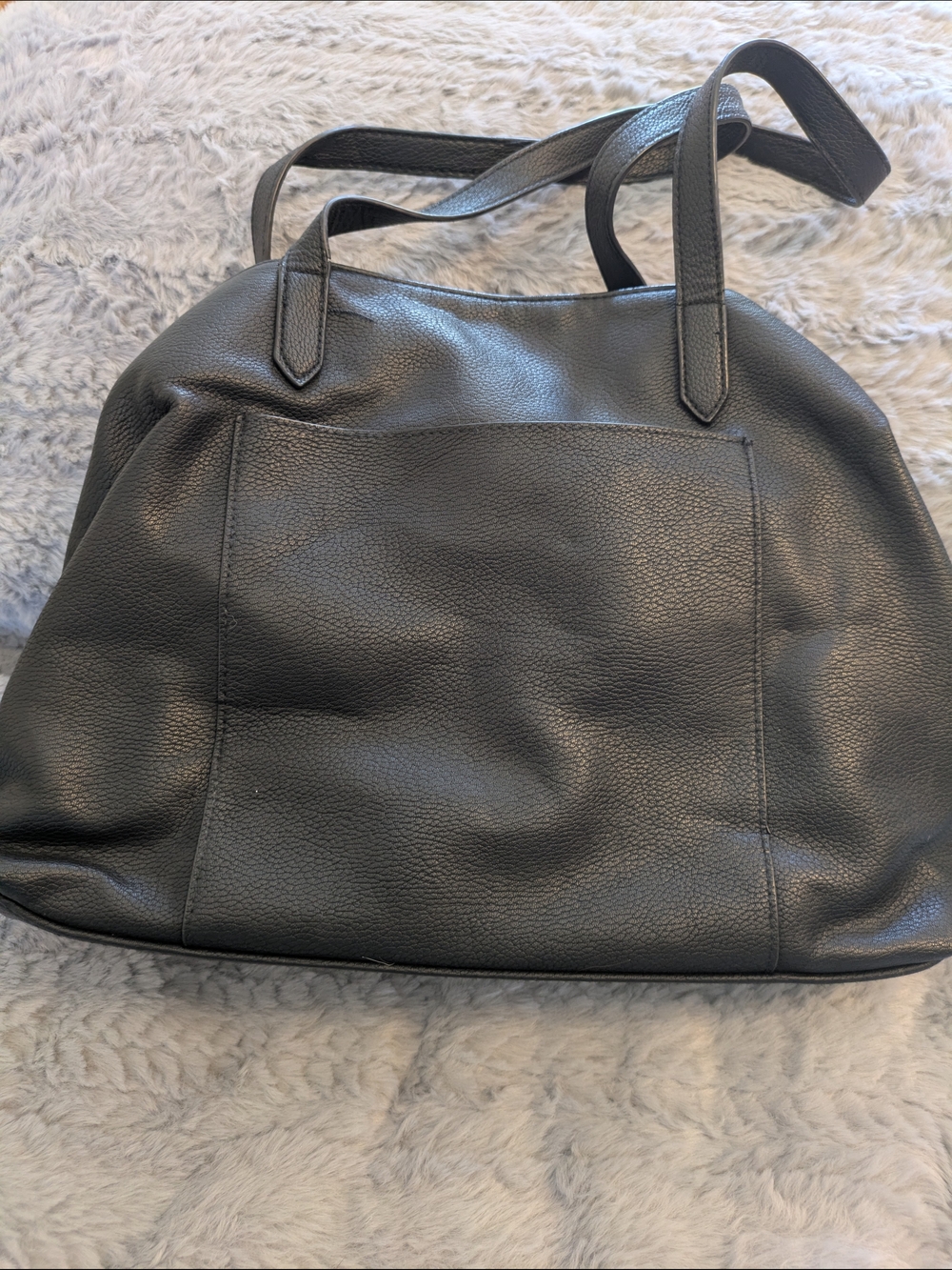 Sonoma Black Pebbled Leather Purse